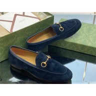 Gucci Jordaan loafer ‎406994 dark blue 2023