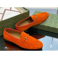 Gucci Jordaan loafer ‎406994 orange 2023