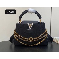 Louis vuitton Capucines BB AG IN Taurillon leather BLACK M12345 2025