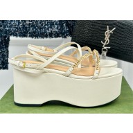 Gucci Signoria flatform sandal 786596 WHITE 2024