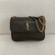 Saint Laurent niki medium Bag in grained lambskin 633178 light musk(original quality)