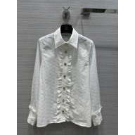 chanel white cotton shirt 2023 