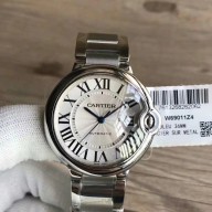 CARTIER BALLON BLEU DE CARTIER WATCH 36MM SILVER