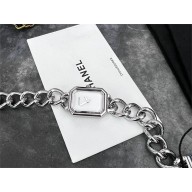 chanel Première Gourmette Chain Watch white/silver 2023