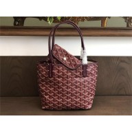 Goyard Saint Louis MINI Tote Bag burgundy