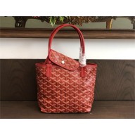 Goyard Saint Louis MINI Tote Bag red