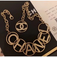 Chanel Necklace AB0556 Gold 2019
