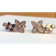 Louis Vuitton Star Blossom Earrings, Pink Gold And Diamonds Q96607