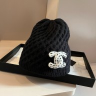 chanel logo knitted Beanie 05 2024