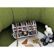 Chanel Classic Flap Bag in Embroidered Satin Sequins 2022