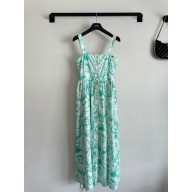 Dior Dioriviera Flared Mid-Length Dress green 2024
