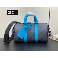 LOUIS VUITTON monogram eclipse Keepall Bandoulière 25 M11645 2024