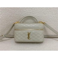 Saint Laurent GABY vanity bag in lambskin BLANC VINTAGE(original quality)