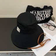 Miu Miu Drill hat black/white 2024