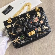 Chanel 2.55 Reissue Aged small Calfskin flap Bag with lucky charms
