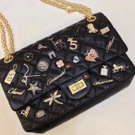 Chanel 2.55 Reissue Aged medium Calfskin flap Bag with lucky charms