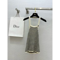 Dior Dioriviera Backless Tank Top white/black 2024