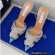 Aquazzura Heel 10cm PVC Gatsby Sling Slingback Pumps Blue 2022