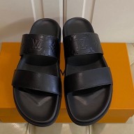 Louis Vuitton Men's Cowhide Surface Rubber Outsole Sandals 01 2021