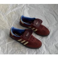 Wales bonner x Adidas suede leather sneakers burgundy 2023