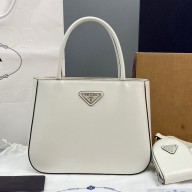 Prada Cowhide Hand messenger bag in White Pb013