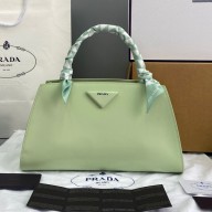 Prada X Raf Simons Cowhide handbag in Green Pb019