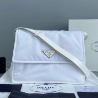 Prada Nylon fabric Sportsexy Messenger bag in White Pb024
