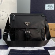 Prada Nylon fabric Sportsexy Messenger bag in Black Pb027