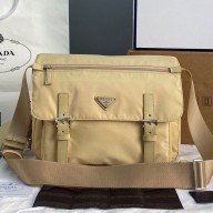 Prada Nylon fabric Sportsexy Messenger bag in Yellow Pb028