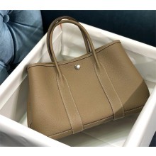 Hermes Garden Party 30/36 bag etoupe in togo leather (full handmade)