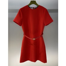 Gucci wool dress 815411 Red 2025
