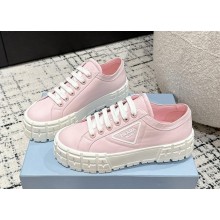 PRADA Double Wheel Re-Nylon gabardine sneakers pink 2024