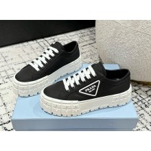 PRADA Double Wheel Re-Nylon gabardine sneakers black 2024