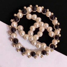 Chanel Brooch 67 Gold/Black 2018