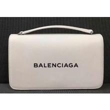 Balenciaga Everyday Chain Wallet 502027 White 2018