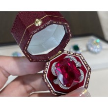 Cubic Zirconia Ruby Ring 19