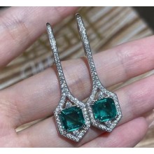 Cubic Zirconia Emerald Earrings 47