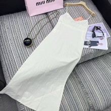 Miu Miu long dress White 2025