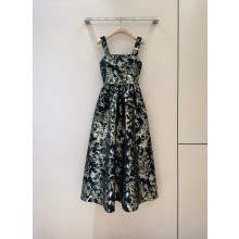 Dior dress with belt black/gold 2025