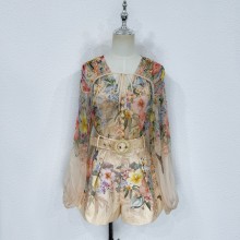 Zimmermann floral printed shirt and shorts 032006 2025