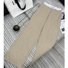 Loewe pants in cotton and wool beige 2025