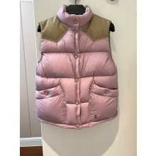 Moncler beige/pink down vest 2024