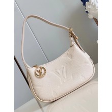 louis vuitton Monogram Empreinte mini moon bag M82519 CREAM 2023