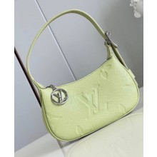 louis vuitton Monogram Empreinte mini moon bag Vert Noto Green M82425 2023