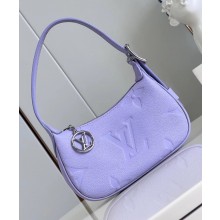louis vuitton Monogram Empreinte mini moon bag Iris Purple M82426 2023
