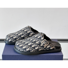 Dior Aqua Mule Beige and Black Dior Oblique Jacquard 2025