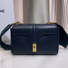 Celine Cowhide TEEN SOFT 16 Messenger Bag in Navy Blue 2021