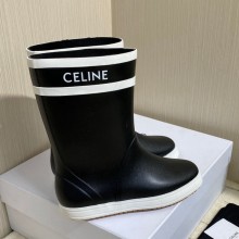 Celine Waterproof rain boots in Black   Ces007