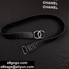 Chanel Elastic belt in black   Cy005