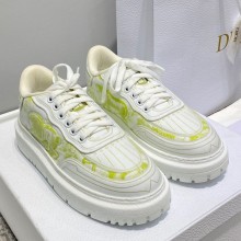 Dior Latex cowhide cushion Shell-toe sports shoes Green Ds006 2021